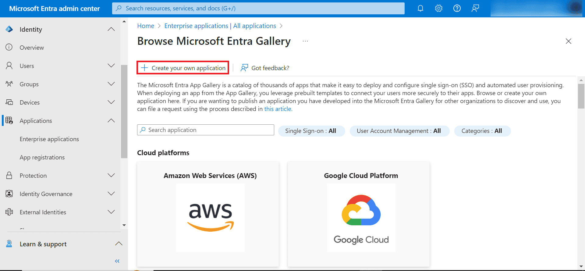 Error Message Configuring AD360 in Entra ID